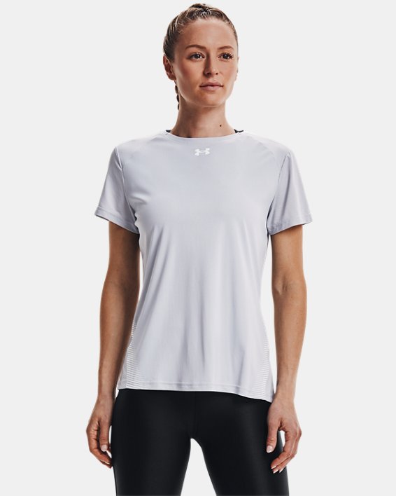 Women's UA Iso-Chill Training T-Shirt, Gray, pdpMainDesktop image number 0